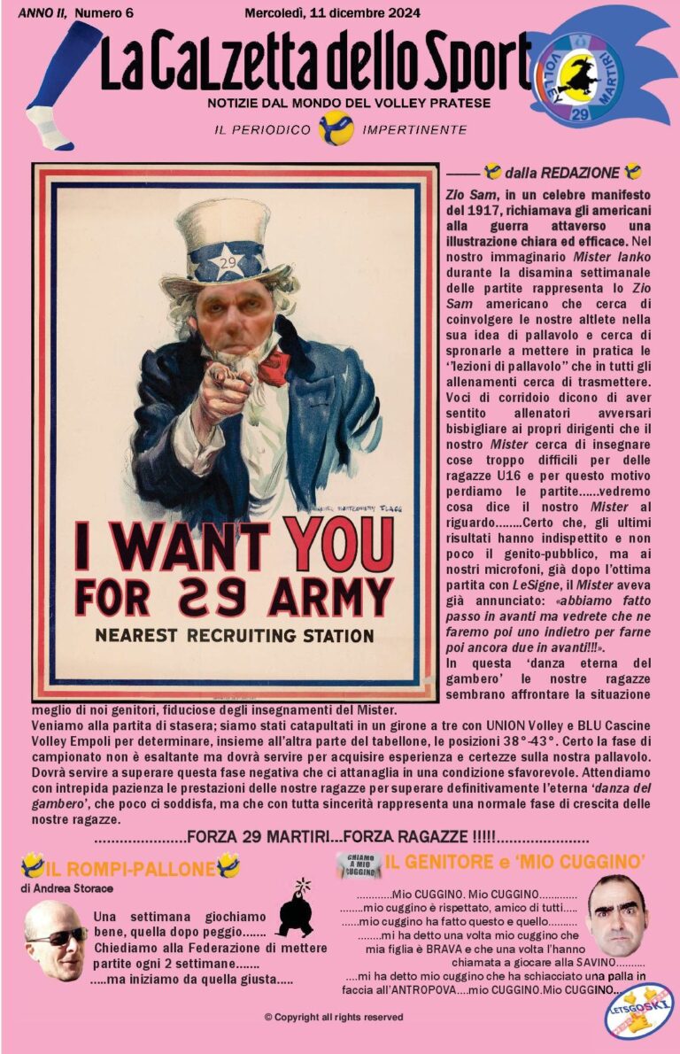 U16 FIPAV Gara dell’ 11 dicembre 2024